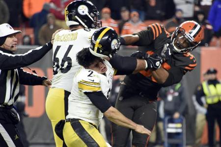 NFL: Garrett begründet Helmschlag mit Rassismus - Rudolph dementiert
