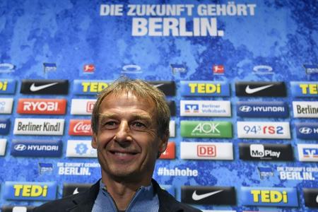Hertha-Trainer Klinsmann verspürt 