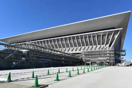 Tokio 2020: Olympische Schwimmhalle offiziell eröffnet