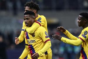 Ansu Fati jüngster Champions-League-Torschütze