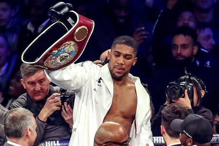 Boxen: Joshua ist wieder Weltmeister im Schwergewicht
