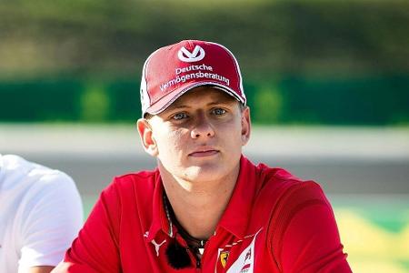 Formel 2: Schumacher zum Abschluss zweimal im Mittelfeld