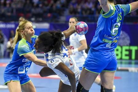 Handball-WM der Frauen: Fehlstart von Frankreich - Dänemark nur remis Handball-WM der Frauen: Fehlstart von Frankreich - Dänemark nur remis