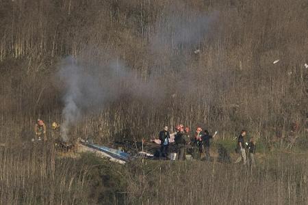 Untersuchungen nach Tod von Bryant dauern noch tagelang an