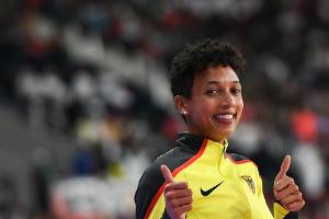 Mihambo gewinnt mit Riesensatz WM-Gold im Weitsprung