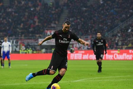Ibrahimovic-Debüt für Milan - drei Ronaldo-Tore