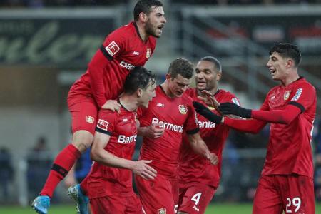 Volland führt Bayer zum Pflichtsieg in Paderborn Volland führt Bayer zum Pflichtsieg in Paderborn