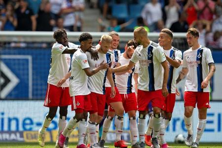 HSV schlägt Nürnberg und schiebt sich auf Rang zwei - auch Jatta trifft