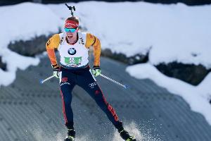 Biathlon: Kühn starker Dritter - Fourcade gewinnt