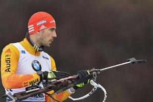 Biathlon: Männer-Staffel läuft in Oberhof auf Platz drei