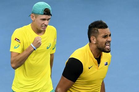 Krimi beim ATP Cup: Australien im Halbfinale Krimi beim ATP Cup: Australien im Halbfinale