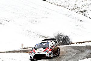 Rallye Monte Carlo: Toyota-Duo Evans und Ogier vorn