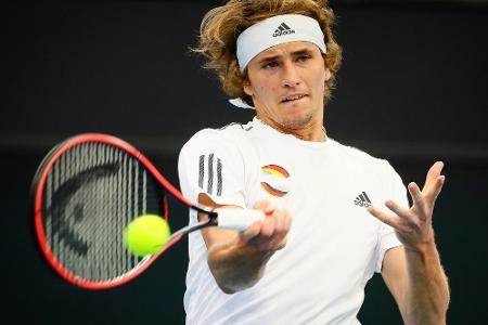 Zverev in Melbourne: 