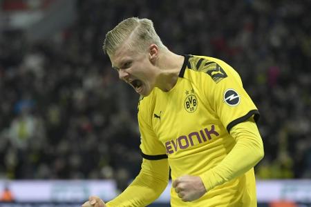 Haaland hatte bei Dortmund Haaland hatte bei Dortmund