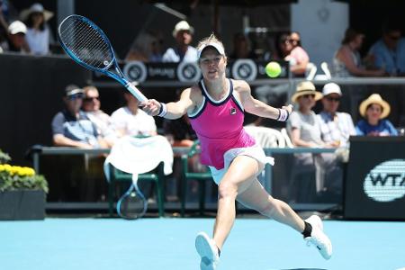 Tennis: Siegemund nach Auftaktsieg in Doha nun gegen Barty