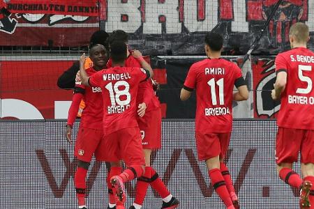 Dank Diaby und Amiri: Leverkusen hält Anschluss im Meisterrennen Dank Diaby und Amiri: Leverkusen hält Anschluss im Meisterrennen