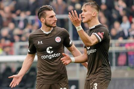 Sorgenduell auf St. Pauli ohne Sieger - Nürnberg mit Remis in Heidenheim