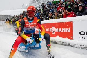 Rodeln: Eggert/Benecken zum vierten Mal in Serie Gesamtweltcup-Sieger