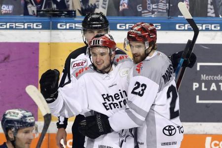 Kölner Haie beenden historische Pleitenserie in DEL nach 17 Niederlagen Kölner Haie beenden historische Pleitenserie in DEL nach 17 Niederlagen
