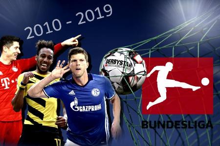 Wer hat in den letzten zehn Jahren die meisten Tore in der Fußball-Bundesliga erzielt? Wir haben die Top 10 der besten Schüt... Wer hat in den letzten zehn Jahren die meisten Tore in der Fußball-Bundesliga erzielt? Wir haben die Top 10 der besten Schüt...