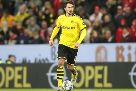 Mats Hummels (Borussia Dortmund) - Position im Winter: Im weiteren Kreis (4.)