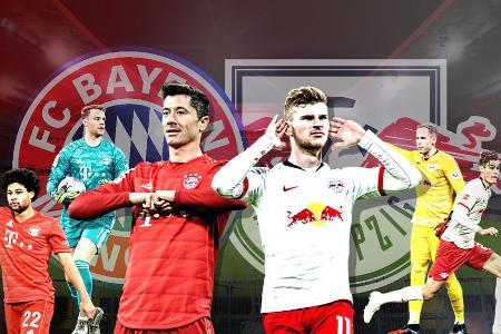 Am Sonntagabend beschließen der FC Bayern München und RB Leipzig ab 18:00 Uhr den 21. Bundesliga-Spieltag. Zwischen den beid... Am Sonntagabend beschließen der FC Bayern München und RB Leipzig ab 18:00 Uhr den 21. Bundesliga-Spieltag. Zwischen den beid...