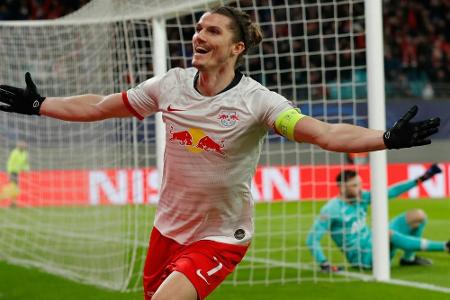 Sabitzer führt Leipzig ins Viertelfinale - Fan-Party im Stadion Sabitzer führt Leipzig ins Viertelfinale - Fan-Party im Stadion