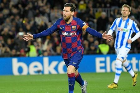 Messi schießt Barcelona zum Sieg gegen Real Sociedad Messi schießt Barcelona zum Sieg gegen Real Sociedad