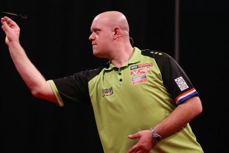 Darts: Van Gerwen gewinnt UK Open Darts: Van Gerwen gewinnt UK Open
