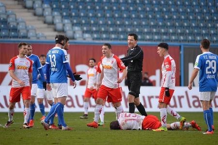 Immer wieder Rostock: Nach Vergehen einiger unbelehrbarer Fans in insgesamt acht Spielen musste Hansa 2017 das zweite Geiste...