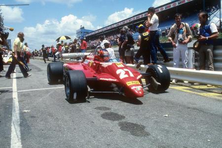 In der Saison 1982 und der Hälfte der Folgesaison setzt Ferrari auf den 126 C2. Der Erfolg kann sich sehen lassen: Zwar land...