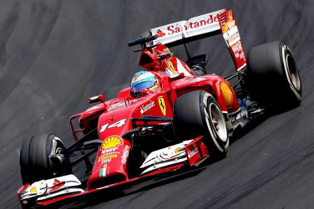Noch schlechter läuft es mit dem F14 T. Der Bolide aus der Saison 2014 ist schlicht und ergreifend nicht konkurrenzfähig und...