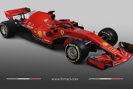 Der SF71H ist die Evolution des Vorjahres-Autos. Ferrari setzt nicht auf einen komplett neuen Motor, sondern auf bessere Hal...