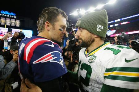 NFL: Brady und Rodgers im Team des Jahrzehnts NFL: Brady und Rodgers im Team des Jahrzehnts