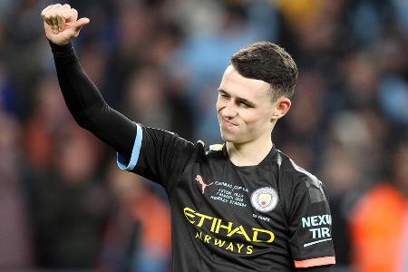 Phil Foden (Manchester City): 'Er wird unglaubliche Dinge für das Spiel tun. Er hat ein riesiges Tal