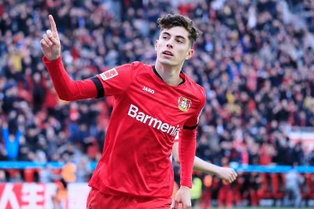 Kai Havertz (Bayer Leverkusen): 'Die Gelassenheit vor dem Tor ist beeindruckend für einen Spieler se