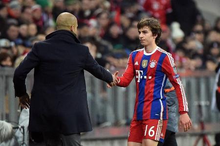 Der Sohn des früheren Bundesliga-Profis Maurizio Gaudino kam 2014 und 2015 immerhin elf Mal unter Pep Guardiola bei den Baye...