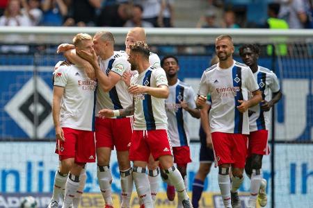 Zittersieg gegen Kellerkind: HSV meldet sich im Aufstiegsrennen zurück