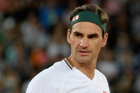 Federer im Gespräch mit Kuerten: 