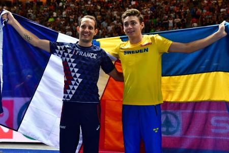 Garten-Duell der Überflieger: Duplantis und Lavillenie teilen sich Sieg