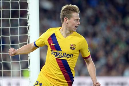 De Jong: Barca besser als vor der Coronapause