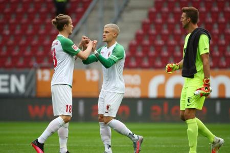 Max rettet Augsburg wichtigen Punkt gegen Köln Max rettet Augsburg wichtigen Punkt gegen Köln