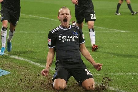 Befreiungsschlag in Dresden: HSV siegt gegen Schlusslicht Befreiungsschlag in Dresden: HSV siegt gegen Schlusslicht