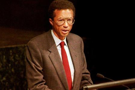 Vandalismus gegen Arthur-Ashe-Statue Vandalismus gegen Arthur-Ashe-Statue