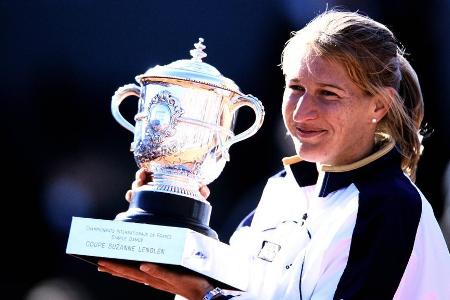 Der French-Open-Sieg 1999 war der letzte von insgesamt 22-Grand-Slam-Titeln, die Graf zwischen 1987 und jenem Jahr gewann. W...