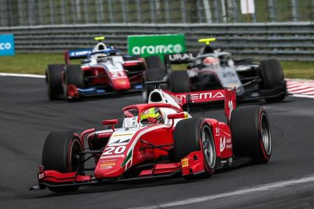 Formel 2: Schumacher in Budapest zweimal Dritter