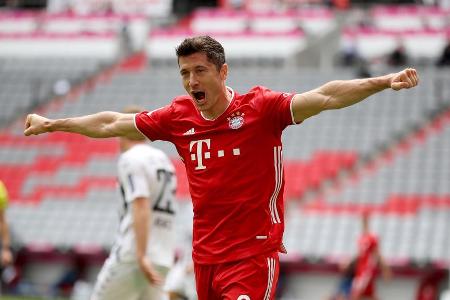 Setzte einmal mehr neue Maßstäbe. Nie erzielte Lewandowski zuvor derart viele Liga-Tore (34), seine acht Doppelpacks sind zu...