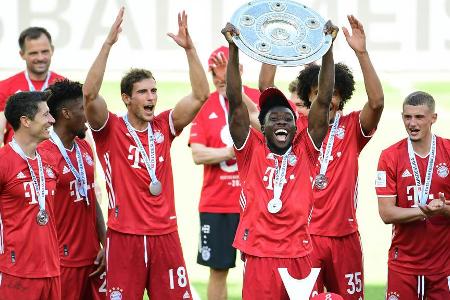 Ebenfalls ein Titel-Debütant: Alphonso Davies, einer der Newcomer der abgelaufenen Spielzeit.