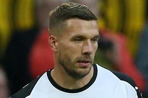 Im zwölften Spiel: Podolski-Serie gerissen