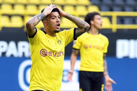 Borussia Dortmunds Jadon Sancho erlaubte sich gar zwei Fehltritte. Zunächst verbrachte er mehrere Tage Urlaub in seiner engl...